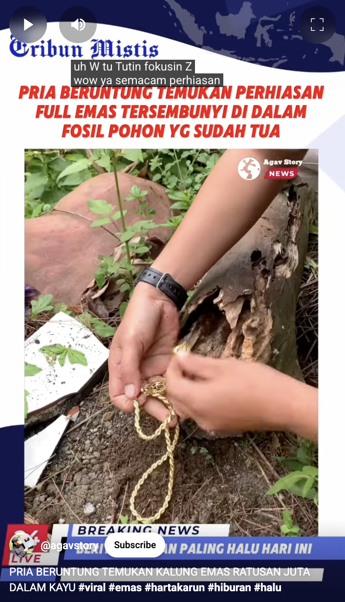 Video asli di YouTube diunggah setahun silam.